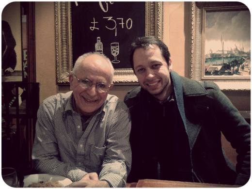 Encontro com o Professor João em Londres, Dezembro de 2013.